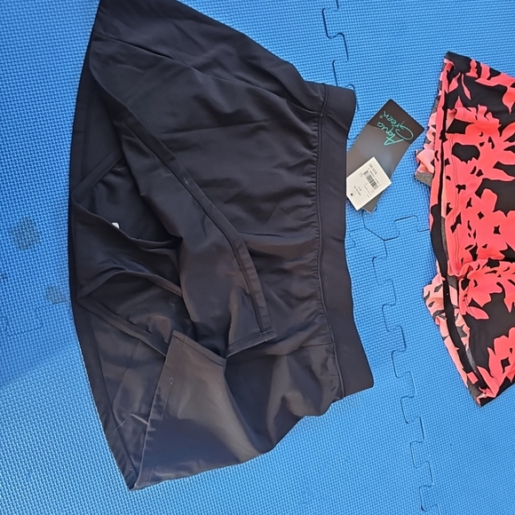 Nwt Aqua Green Women's UPF 50 Tiered Tankini And Skirt Bottom Set Size M - Picture 8 of 12